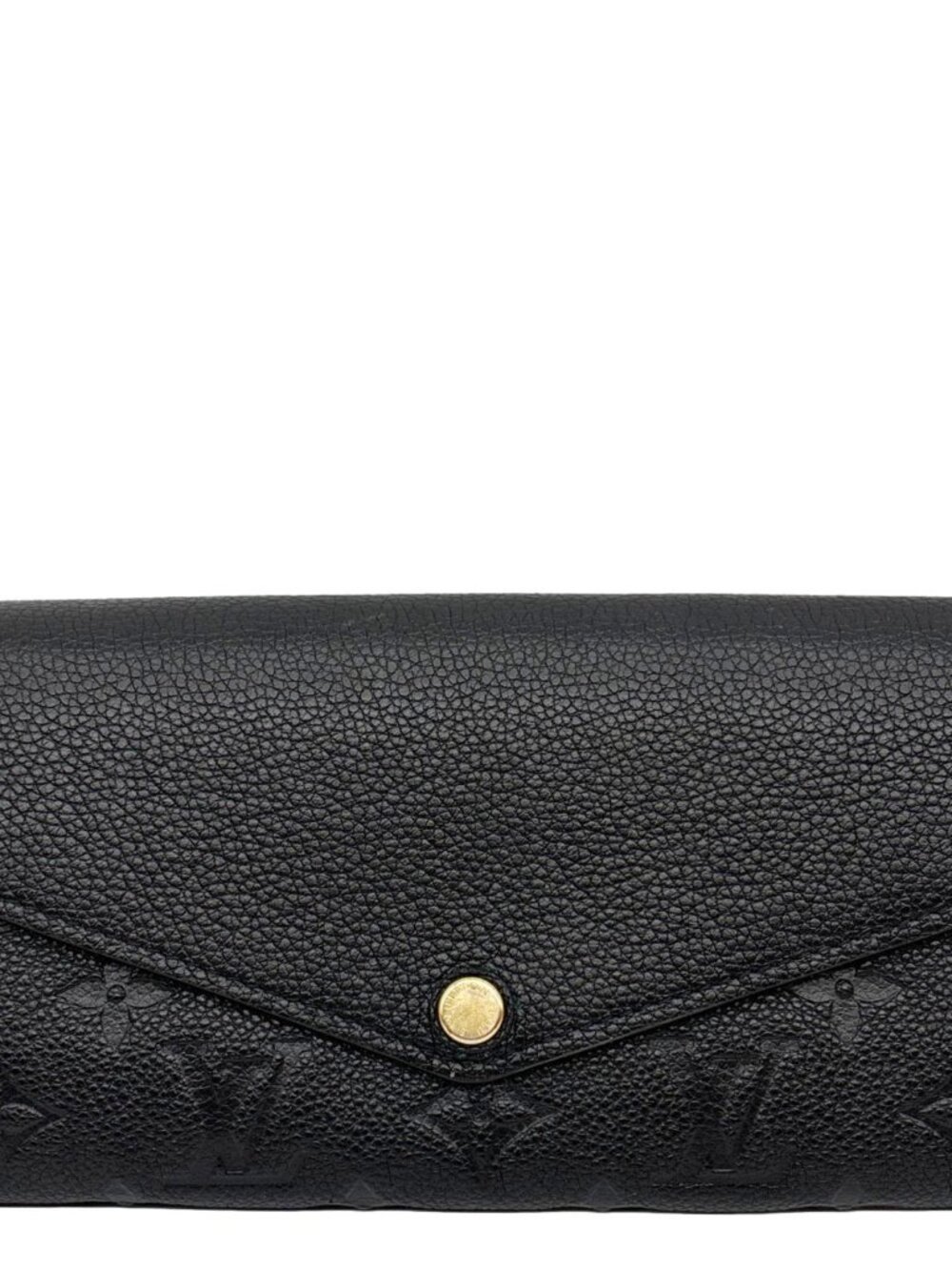 Louis Vuitton Sarah NM Monogram Empreinte Leather Wallet Black